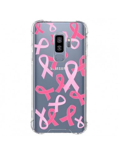 Coque Samsung S9 Plus Pink Ribbons Ruban Rose Transparente - Sylvia Cook