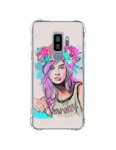 Coque Samsung S9 Plus Femme Mannequin Barbara Palvin -...