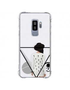 Coque Samsung S9 Plus Confusion Femme Oeil Triangle -...