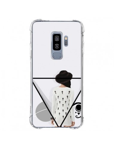 Coque Samsung S9 Plus Confusion Femme Oeil Triangle - Sara Eshak