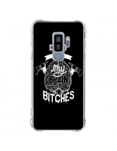 Coque Samsung S9 Plus Don't eat my brain Bitches Cerveau Noir - Senor Octopus