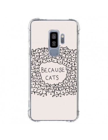 Coque Samsung S9 Plus Because Cats chat - Santiago Taberna