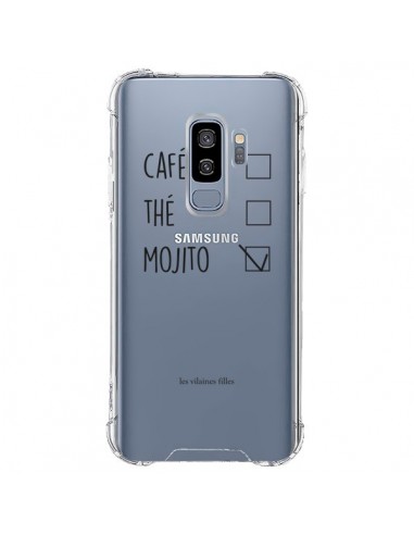 Coque Samsung S9 Plus Café, Thé et Mojito Transparente - Les Vilaines Filles