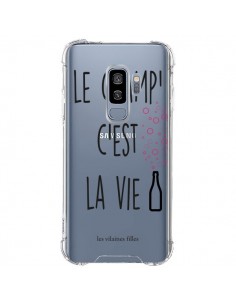 Coque Samsung S9 Plus Le Champ, c'est la Vie Transparente...
