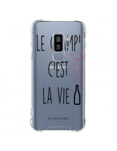 Coque Samsung S9 Plus Le Champ, c'est la Vie Transparente - Les Vilaines Filles