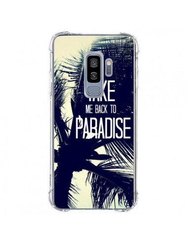 Coque Samsung S9 Plus Take me back to paradise USA Palmiers - Tara Yarte
