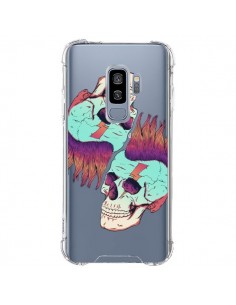 Coque Samsung S9 Plus Tête de Mort Crane Punk Double...