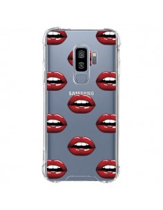 Coque Samsung S9 Plus Lèvres Rouges Lips Transparente -...
