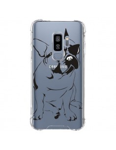 Coque Samsung S9 Plus Chien Bulldog Dog Transparente -...