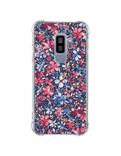 Coque Samsung S9 Plus Colorful Little Flowers Navy -...