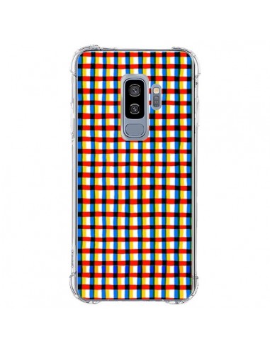 Coque Samsung S9 Plus Crossed Eyes Lines Red - Ninola Design