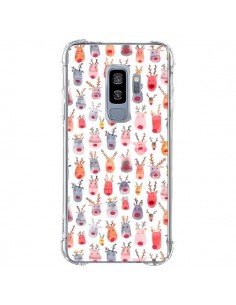 Coque Samsung S9 Plus Cute Winter Reindeers - Ninola Design