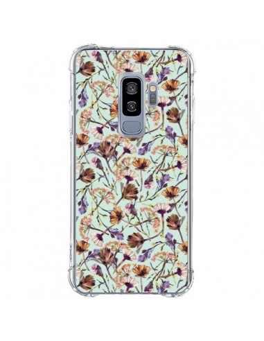 Coque Samsung S9 Plus Dry Blue Flowers - Ninola Design