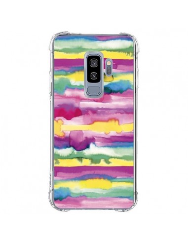 Coque Samsung S9 Plus Gingham Vichy Pink - Ninola Design