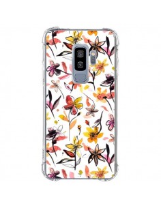Coque Samsung S9 Plus Ink Bleeding Dots Pink - Ninola Design