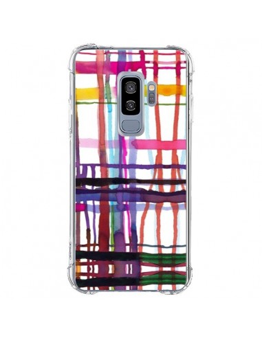 Coque Samsung S9 Plus Little Textured Dots Pink - Ninola Design