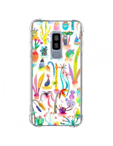 Coque Samsung S9 Plus Little Textured Dots White - Ninola Design