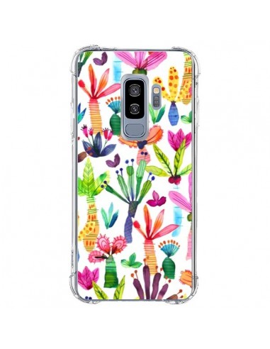 Coque Samsung S9 Plus Overlapped Watercolor Dots - Ninola Design