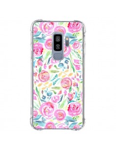 Coque Samsung S9 Plus Speckled Watercolor Pink - Ninola...