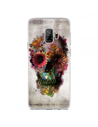 Coque Samsung S9 Skull Flower Tête de Mort - Ali Gulec