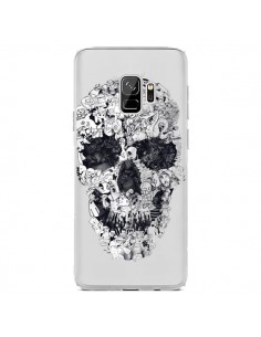 Coque Samsung S9 Doodle Skull Dessin Tête de Mort...