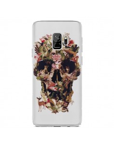Coque Samsung S9 Jungle Skull Tête de Mort Transparente -...