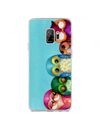 Coque Samsung S9 Famille Chouettes - Annya Kai