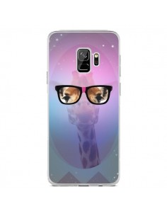 Coque Samsung S9 Girafe Geek à Lunettes - Aurelie Scour