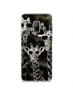 Coque Samsung S9 Girafe Swag Lunettes Familiy Giraffe -...