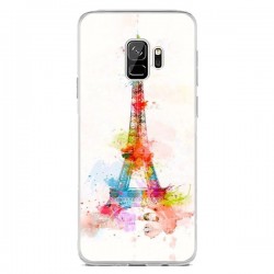 Coque Samsung S9 Paris Tour Eiffel Muticolore - Asano...