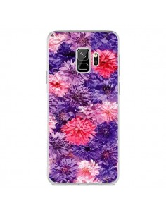 Coque Samsung S9 Fleurs Violettes Flower Storm - Asano...