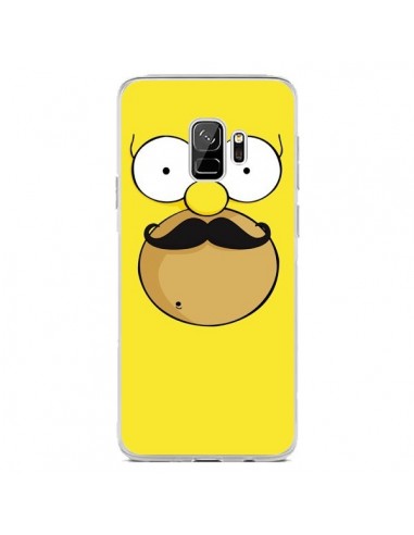 Coque Samsung S9 Homer Movember Moustache Simpsons - Bertrand Carriere