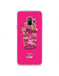 Coque Samsung S9 Bubble Fever Original Flavour Rose -...