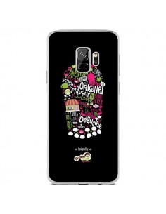 Coque Samsung S9 Bubble Fever Original Flavour Noir -...
