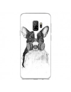 Coque Samsung S9 Tagueur Bulldog Dog Chien Big City Life...