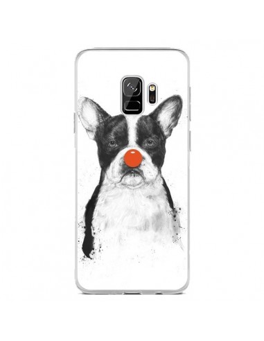 Coque Samsung S9 Clown Bulldog Chien Dog - Balazs Solti