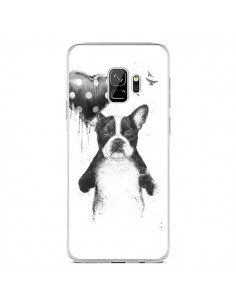 Coque Samsung S9 Lover Bulldog Chien Dog My Heart Goes...