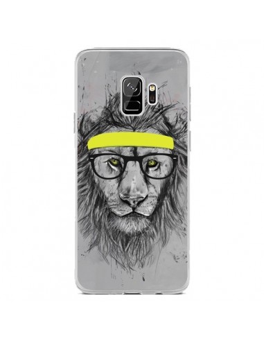 Coque Samsung S9 Hipster Lion - Balazs Solti