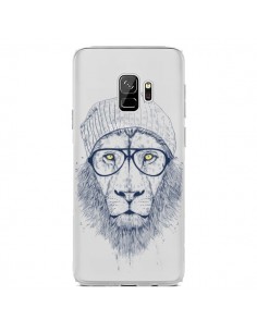 Coque Samsung S9 Cool Lion Swag Lunettes Transparente -...