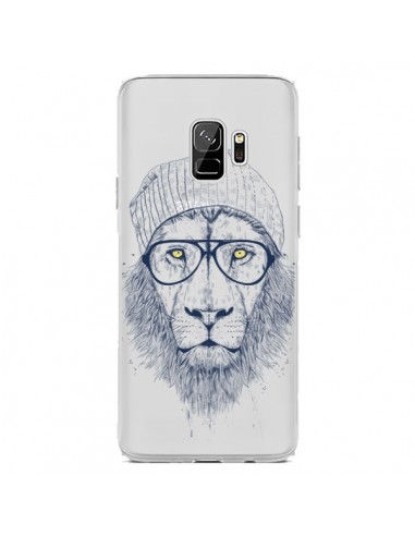 Coque Samsung S9 Cool Lion Swag Lunettes Transparente - Balazs Solti