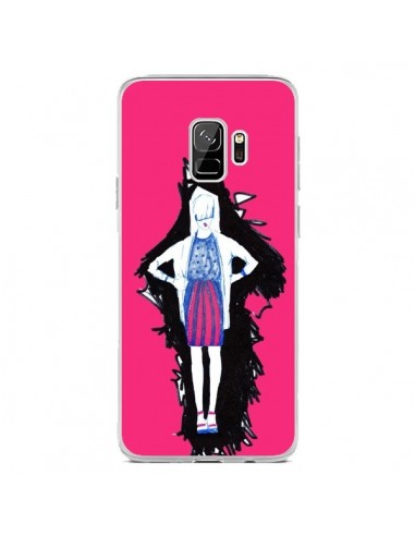 Coque Samsung S9 Lola Femme Fashion Mode Rose - Cécile