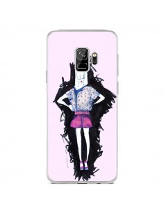 Coque Samsung S9 Valentine Femme Fashion Mode Rose Clair...