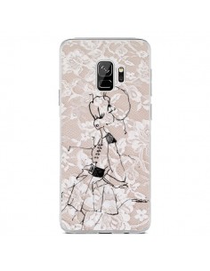 Coque Samsung S9 Croquis Dentelle Femme Fashion Mode -...