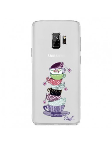 Coque Samsung S9 Tasses de The Transparente - Chapo