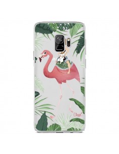 Coque Samsung S9 Lolo Love Flamant Rose Chien...