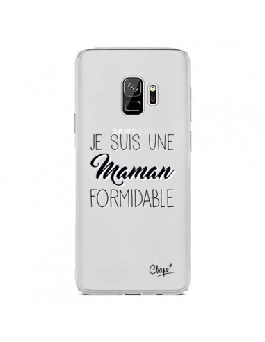 Coque Samsung S9 Je suis une Maman Formidable Transparente - Chapo