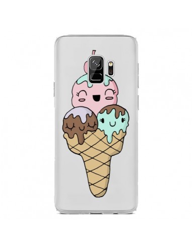 Coque Samsung S9 Ice Cream Glace Summer Ete Cerise Transparente - Claudia Ramos