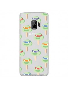 Coque Samsung S9 Tortues Ninja Tortle Transparente -...