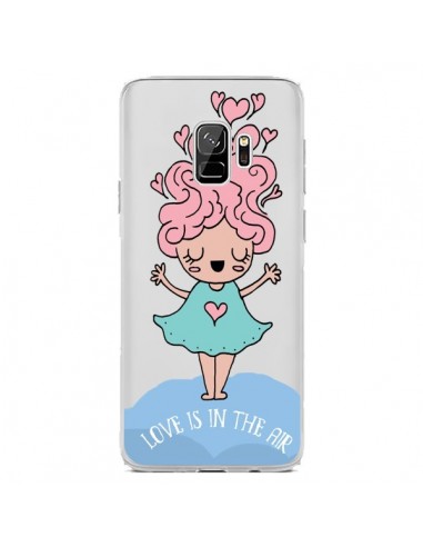 Coque Samsung S9 Love Is In The Air Fillette Transparente - Claudia Ramos