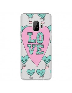 Coque Samsung S9 Love Nuage Montgolfier Transparente -...
